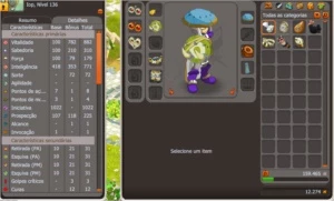 Iop 132 scrolls + alguns itens - Dofus
