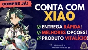 conta de genhin impact com xiao - Genshin Impact