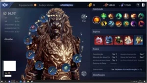 Conta MIR4 Lvl 76 /96,700k power 4 PET Vermelho / SA53
