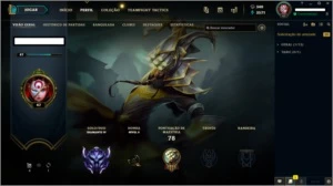 conta diamante 4 - League of Legends LOL