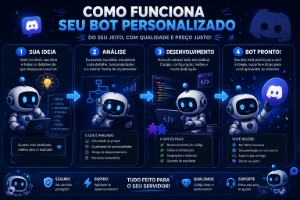 Criação de BOTS personalizaveis para o DISCORD!