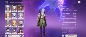 AR 44 Qiqi,Mona, JeanC1 e muito mais! - Genshin Impact