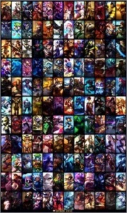 Conta no League of Legends  :-Diamante 5 , Todos os Champs LOL