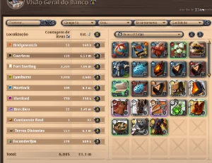 Vendo conta com 2.6bi sendo 1.72bi só de fama pvp - Albion Online