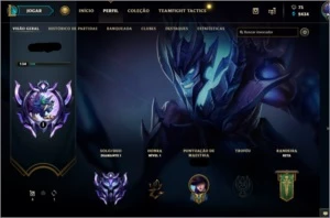 CONTA D1 95 Hero - League of Legends LOL