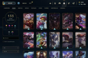 Conta League of Legends - lvl 278 - Todos os campeões LOL