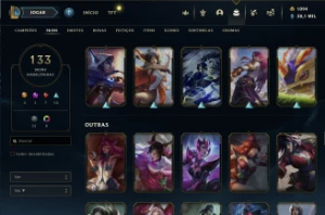 Conta League of Legends - lvl 278 - Todos os campeões LOL