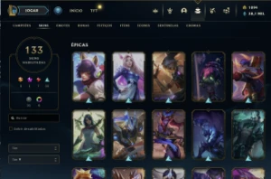 Conta League of Legends - lvl 278 - Todos os campeões LOL