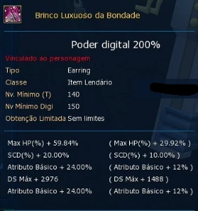 Conta LADMO Omega Rank U - Digimon Masters Online