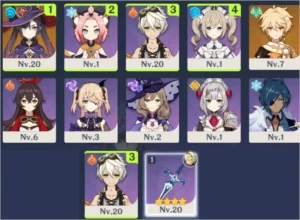 [NA] conta Genshin Impact Mona + Bennett AR10