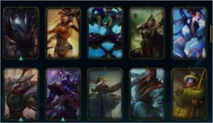Conta lol d4 Todos os Champs  100 skins  13 PAGINAS DE RUNA - League of Legends