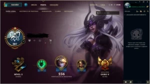 conta ouro v mais de 80 champis e mais de 30 skin - League of Legends LOL