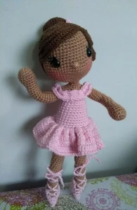 Boneca Bailarina Sweet Doll - Artesanato e Personalizados
