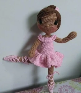 Boneca Bailarina Sweet Doll - Artesanato e Personalizados