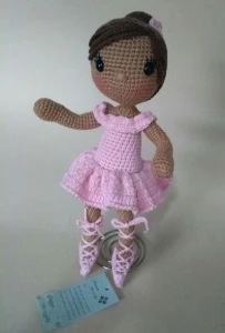 Boneca Bailarina Sweet Doll - Artesanato e Personalizados