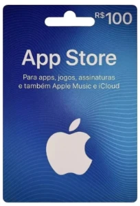 Cartão Gift Card App Store R$ 100 Reais BR|Envio Imediato - Gift Cards