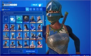 CONTA FORTNITE MAIS DE 80 SKINS,C/SALVE O MUNDO