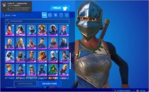 CONTA FORTNITE MAIS DE 80 SKINS,C/SALVE O MUNDO