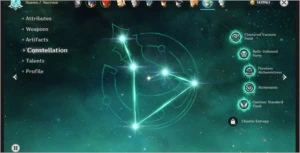 CONTA AR50 COM KEQING C1, DILUC, QIQI, JEAN, VENTI e ZHONGLI - Genshin Impact