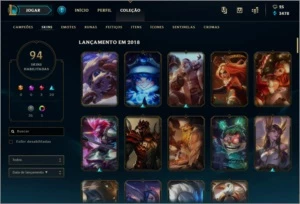 Conta League of Legends - LVL 158 - Diamante 4 - All champ LOL