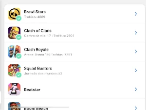 Conta PASSE ATIVO!! cv17+ clash royale+ brawl stars - Clash of Clans