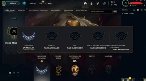 conta prata mmr gold+, tenho o email é só trocar - League of Legends LOL