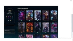Conta de lol - Plat 2/ 104 skins/125 champs - League of Legends