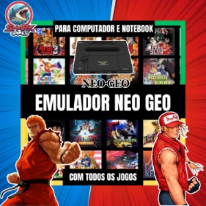 Pack Emulador NeoGeo para PC + Coleção Completa de Jogos!