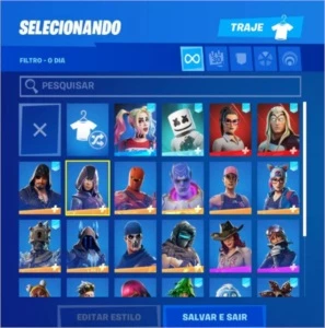 Conta Epic c/ skins: Fortnite(E salve o mundo),Rocket League - Epic Games