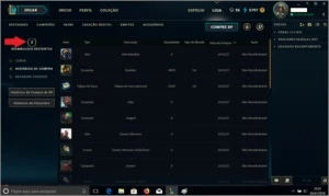 Conta League Of Legends -  Platina 5 LOL
