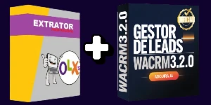 Olx Extractor Universo De Leads + WaCRM CRM WhatsApp