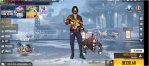 Conta com mestre antigo, temporada 5 dezembro de 2018 - Free Fire