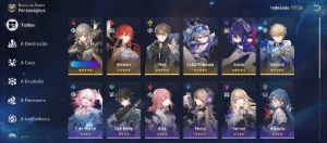 Honkai: Star Rail com Seele, Loba Prateada E1, Himeko e Welt - Outros