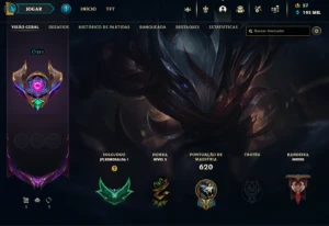 Conta De Lol 1295 Skins Mestre Primeira Etapa - League of Legends