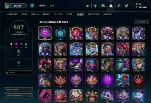 Conta De Lol 1295 Skins Mestre Primeira Etapa - League of Legends