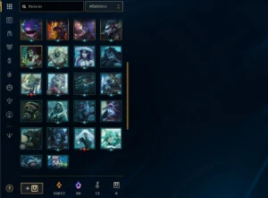 12K De Rp - 40K De Ea - 59 Skins - Unranked - Alta Demanda - League of Legends LOL