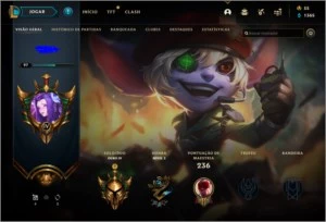 Conta Level 97 com 65 campeões, 20 Skins - League of Legends LOL