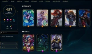 Conta diamante 4 480 skins ALL CHAMP - League of Legends LOL