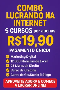 Combo lucrando com a INTERNET - Courses and Programs