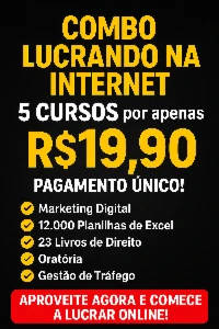 Combo lucrando com a INTERNET - Courses and Programs