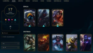 Conta League of Legends Full Acesso - 40 Champs e 17 Skins LOL