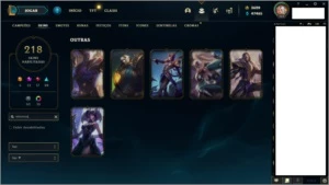 CONTA LOL PLATINA 1, EX DIAMANTE + SKIN JANNA, ELISE VTRIOSA - League of Legends