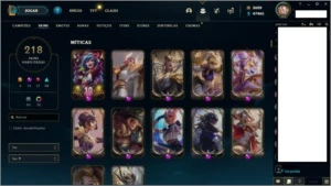 CONTA LOL PLATINA 1, EX DIAMANTE + SKIN JANNA, ELISE VTRIOSA - League of Legends