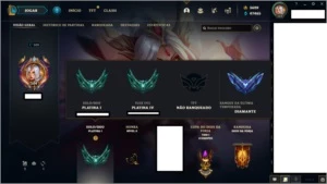 CONTA LOL PLATINA 1, EX DIAMANTE + SKIN JANNA, ELISE VTRIOSA - League of Legends
