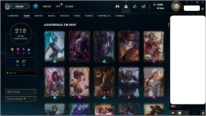CONTA LOL PLATINA 1, EX DIAMANTE + SKIN JANNA, ELISE VTRIOSA - League of Legends