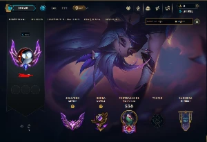 Conta Mestre Com Akali Kda Prestigio 2022 E Muitas Skin - League of Legends LOL