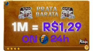 Prata + Barata do mercado | Albion Online