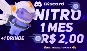 Discord Nitro Gaming 3 Meses + 6 Impulsos | 1 MES | Gift | A