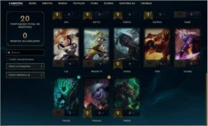 Conta Diamante League of Legends LOL