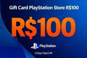 Gift Card PlayStation Store R$100 – Código Digital BR